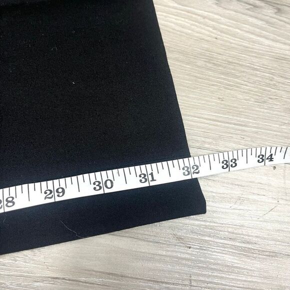 Calvin Klein Dress Pants Women’s 4 Black Crosshatched Modern-Fit Straight Leg - Picture 7 of 7